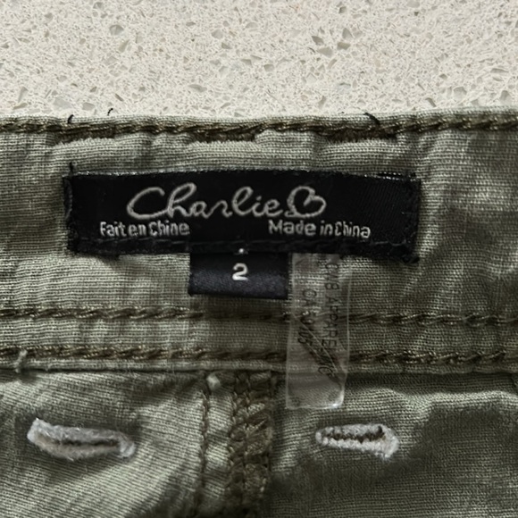 🌷Lightweight Safari Cargo Ankle Pant by Charlie B - Picture 10 of 13